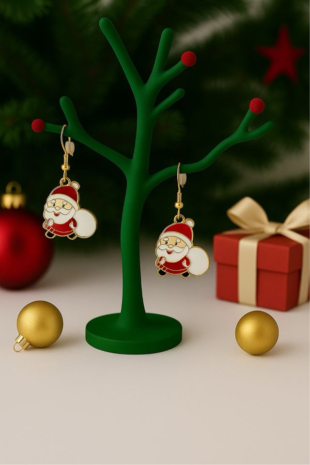 Pendientes Navideños Reno