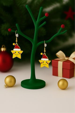 Pendientes Navideños Reno