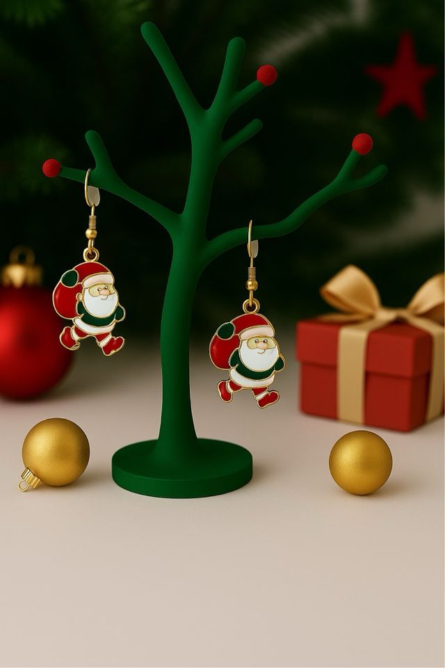 Pendientes Navideños Reno