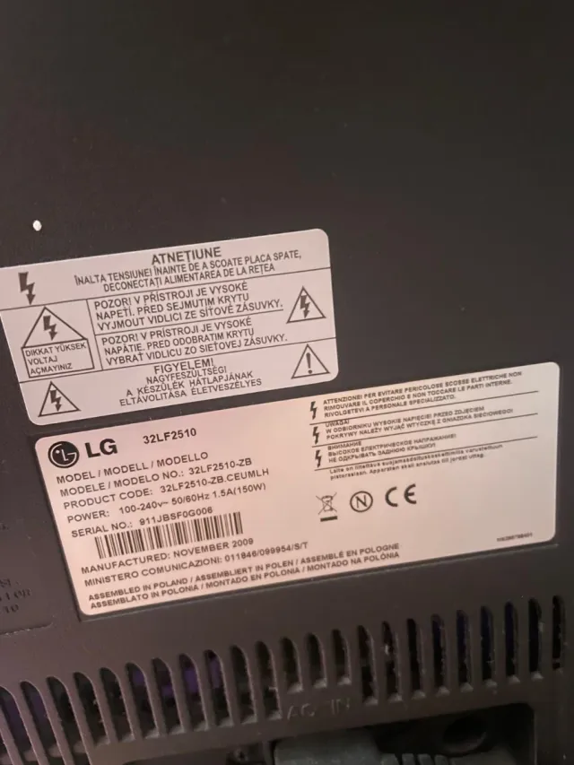 LG 32 pulgadas TDT integrado