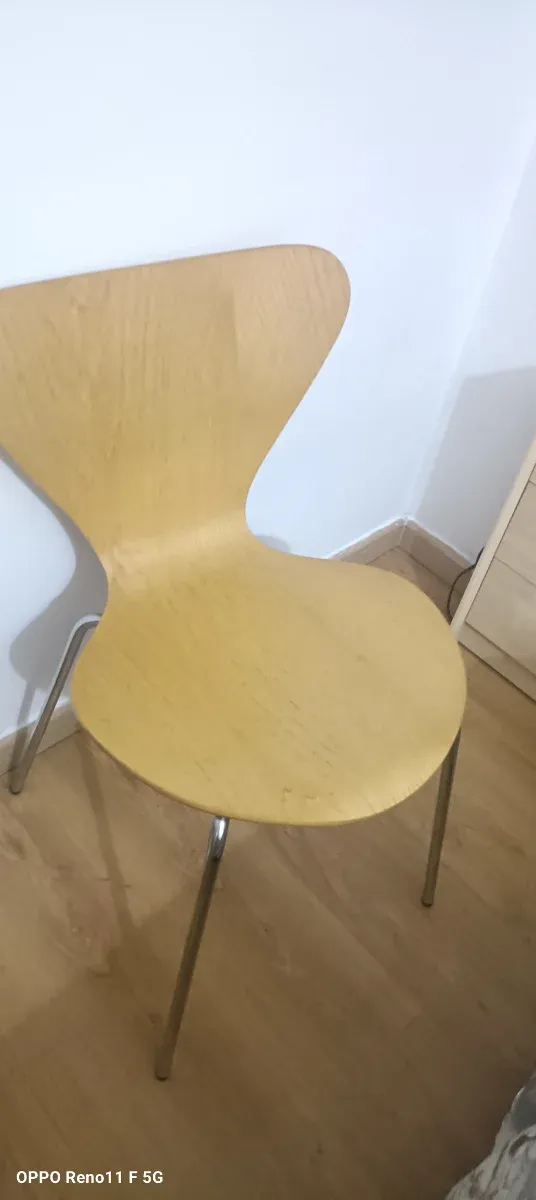 2 Sillas Madera y Metal