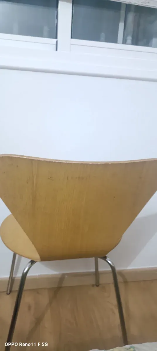 2 Sillas Madera y Metal