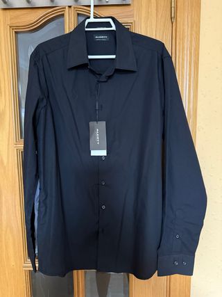 Camisa Alcott Negra Hombre Talla M