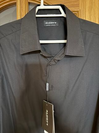 Camisa Alcott Negra Hombre Talla M