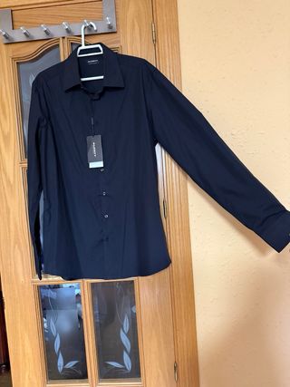 Camisa Alcott Negra Hombre Talla M