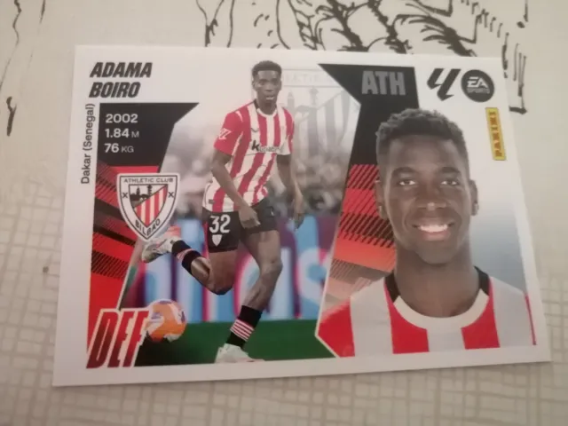 cromo liga 25-26. Adama Boiro Panini Athletic