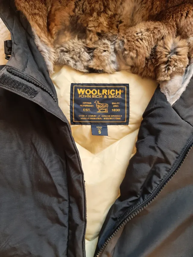Giacca Nera Woolrich Blizzard Down Jacket Donna S