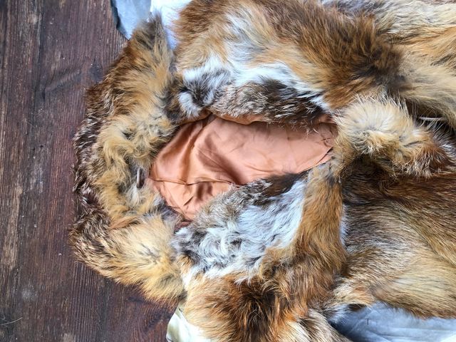 Abrigo de piel moderno