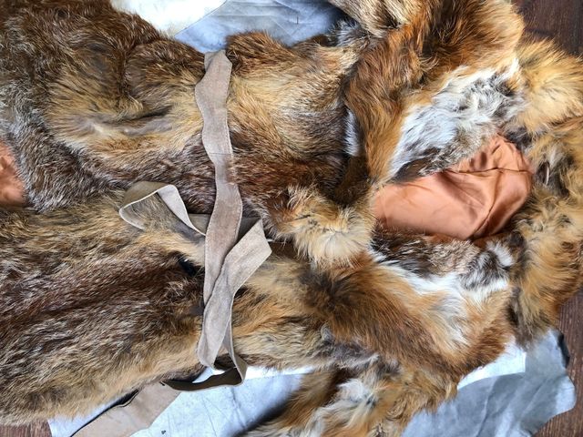 Abrigo de piel moderno