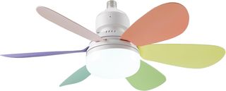 Ventilador de techo con luz multicolor