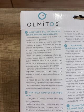 Adaptador cinturón seguridad embarazadas