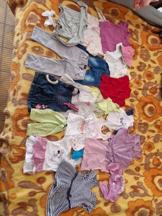 Lotto vestiti bimba 50 pezzi da 1 a 18 mesi