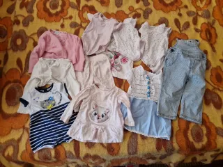 Lotto vestiti bimba 50 pezzi da 1 a 18 mesi