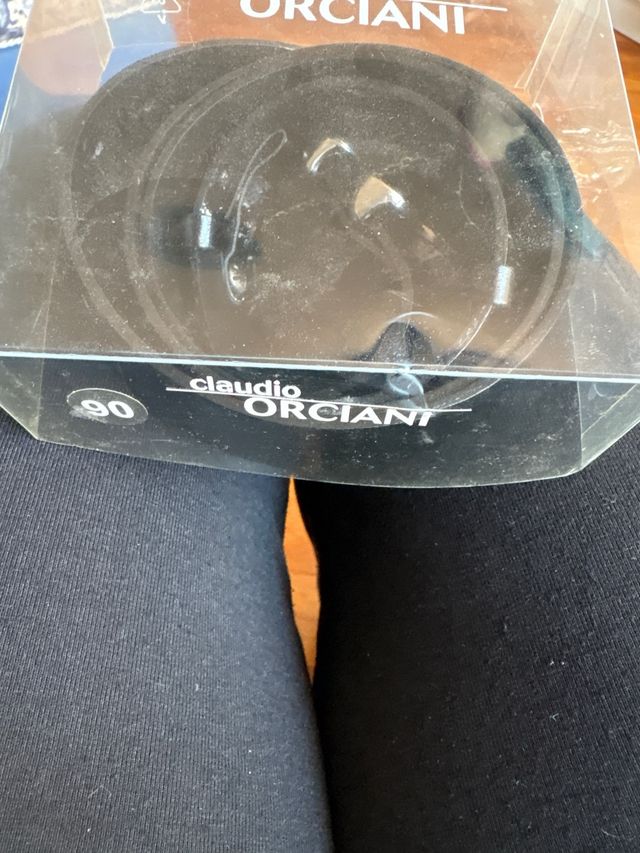 Cintura donna nera con ciondolo