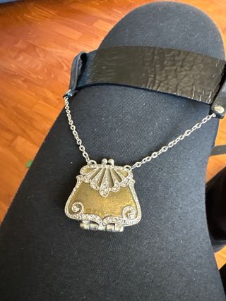 Cintura donna nera con ciondolo