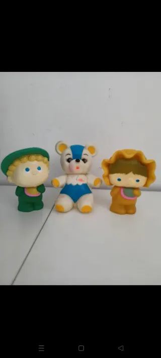 Set 3 bambole Giapponesi vintage anni '70