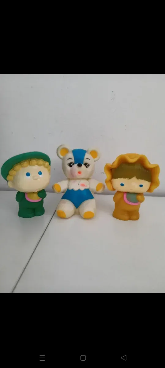 Set 3 bambole Giapponesi vintage anni '70