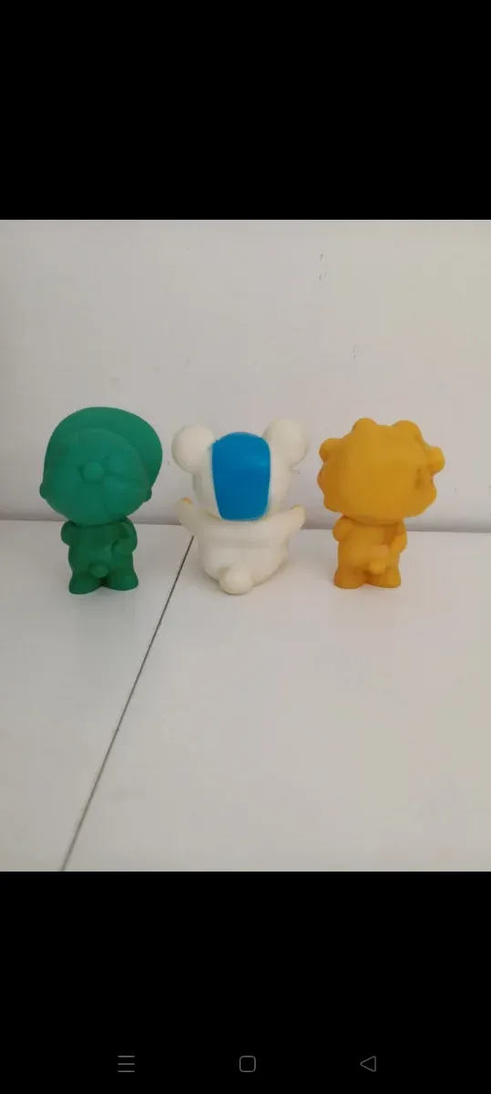 Set 3 bambole Giapponesi vintage anni '70