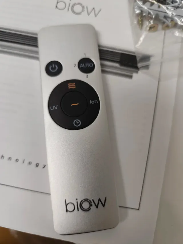 Purificador de aire Biow 60 Manual y kit montaje