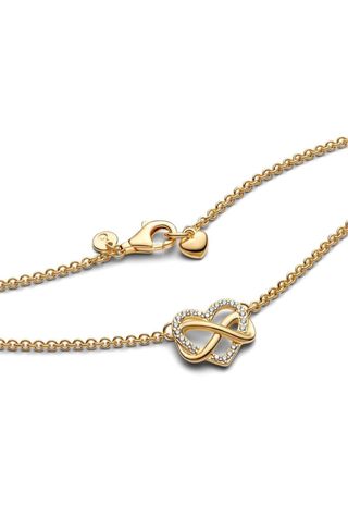 Collana Pandora Cuore Infinito Oro 14k