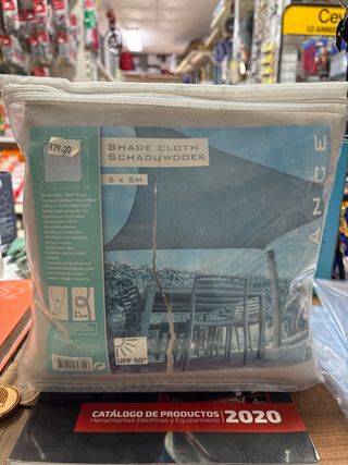 Toldo Vela Sombra Ambiance 5x5m