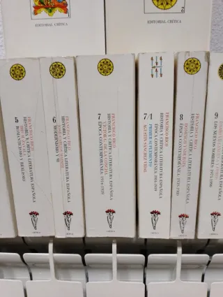 Historia crítica literatura española