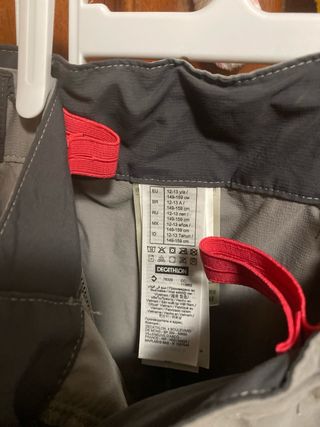 Pantalón montaña niña largo desmontable