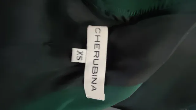 Vestido Cherubina Talla 34 Verde