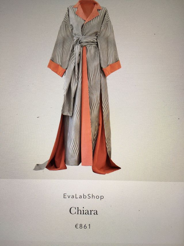 Kimono fiesta italiano seda