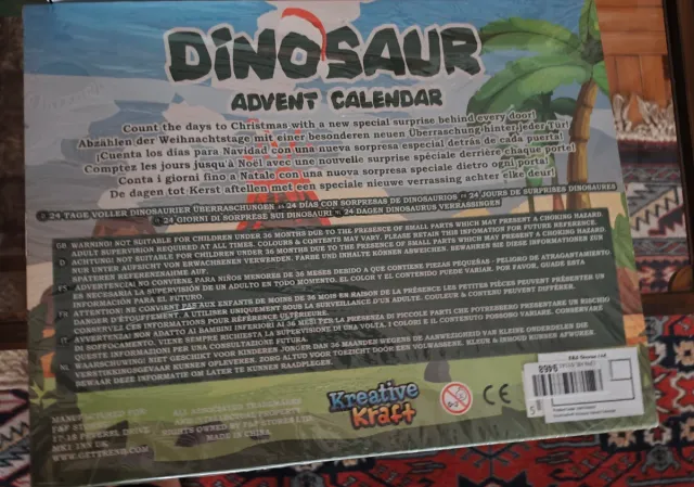 Calendario Adviento Dinosaurios Icon 24 sorpresas.