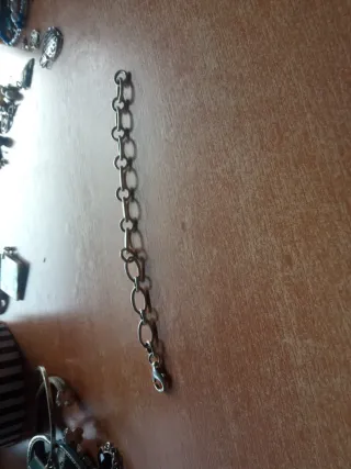 Pulsera de plata con cierre