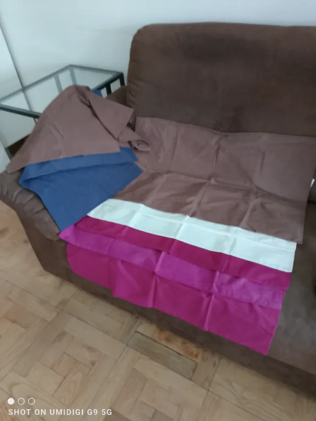 8 fundas para almohadas de 70x35 cms