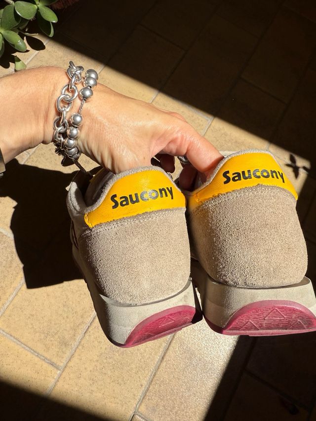 Saucony Jazz Beige/Rosa Sneakers