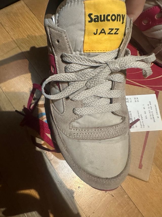 Saucony Jazz Beige/Rosa Sneakers