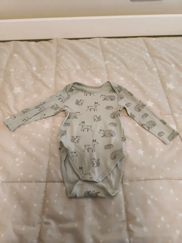 Lote 5 bodys manga larga bebé