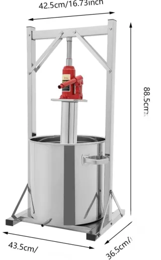 Prensa para aceite, olivas, uva ( 3 Toneladas )