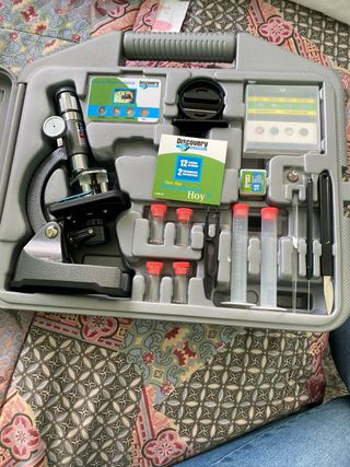 Maleta Científica Discovery Channel Microscopio