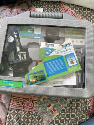 Maleta Científica Discovery Channel Microscopio