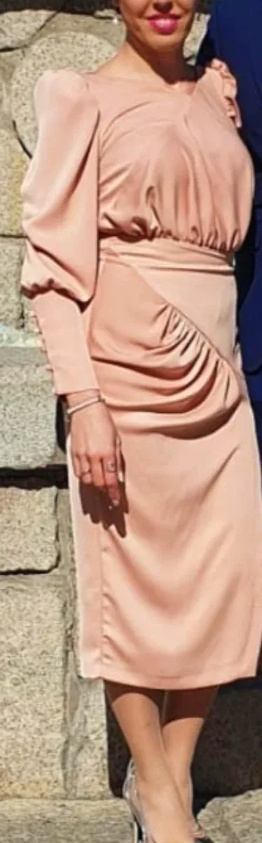 Vestido Mariquita Trasquilá rosa T.S