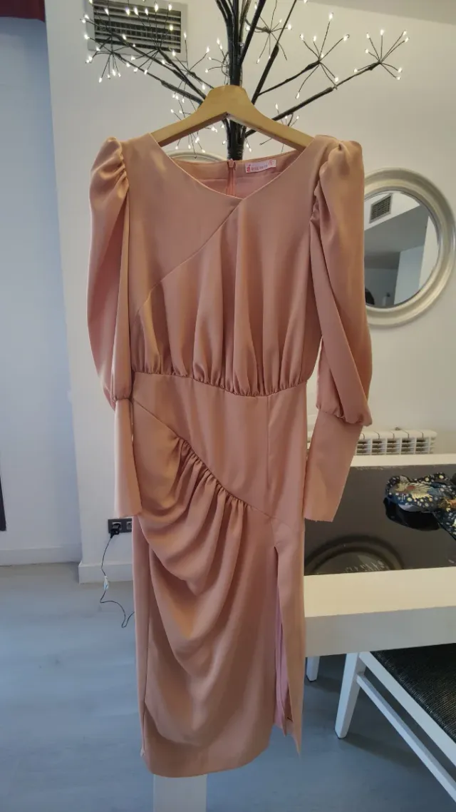 Vestido Mariquita Trasquilá rosa T.S