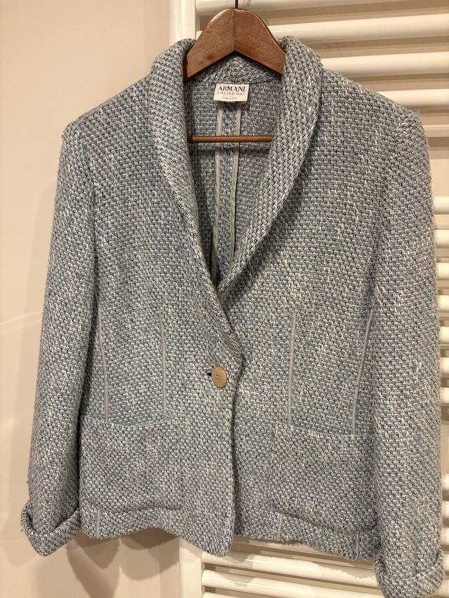 Americana Armani azul clara