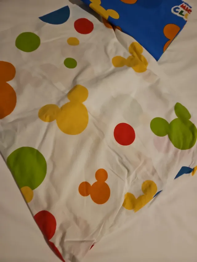 Funda Nórdica Mickey Mouse con Bajera y Almohada