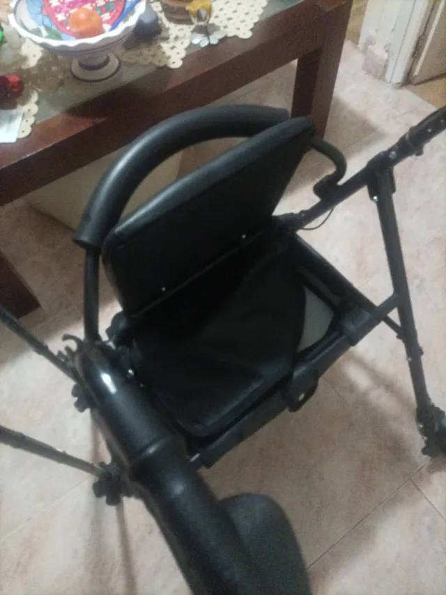 Andador para mayores con asiento + dos bastones an