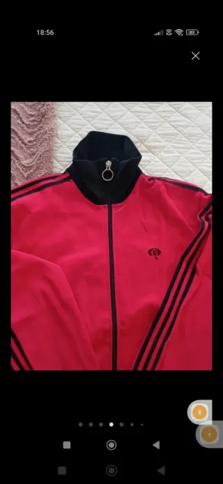 Chaqueta Vintage Roja y Negra