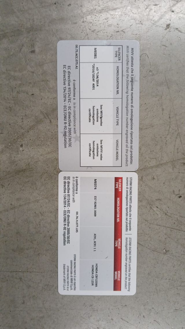 ESCAPE HONDA CBF 125 STORM