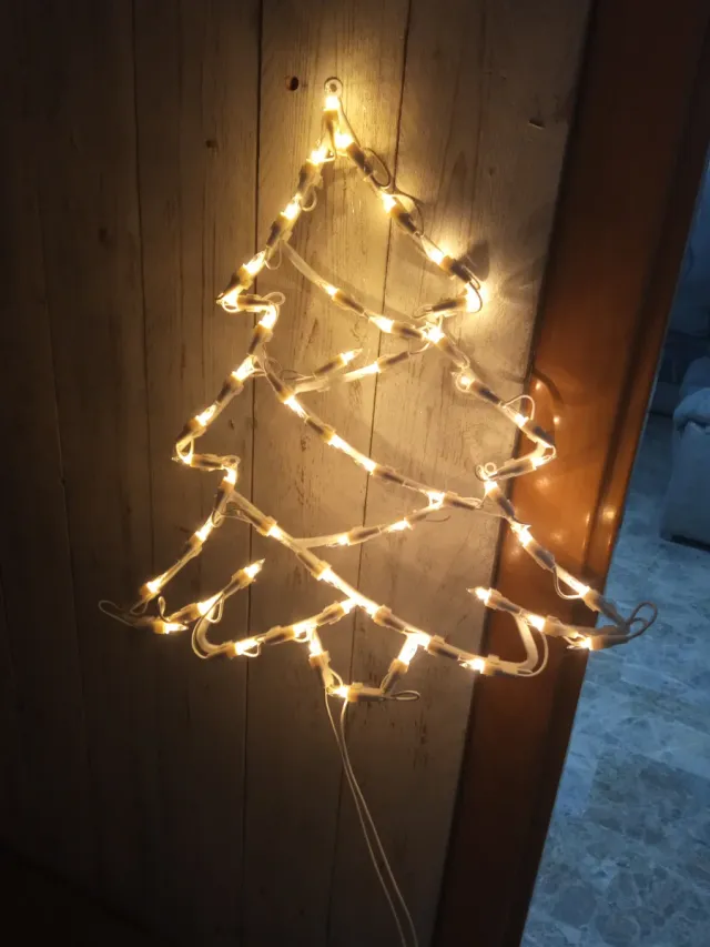 Figura árbol de Navidad luces LED Con recambios.