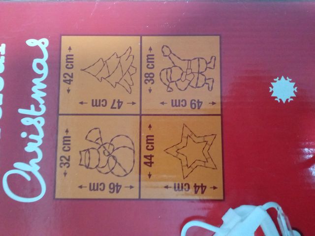 Figura árbol de Navidad luces LED Con recambios.