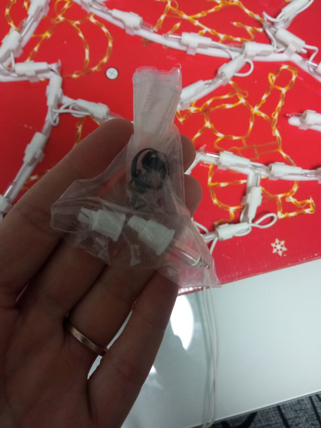 Figura árbol de Navidad luces LED Con recambios.