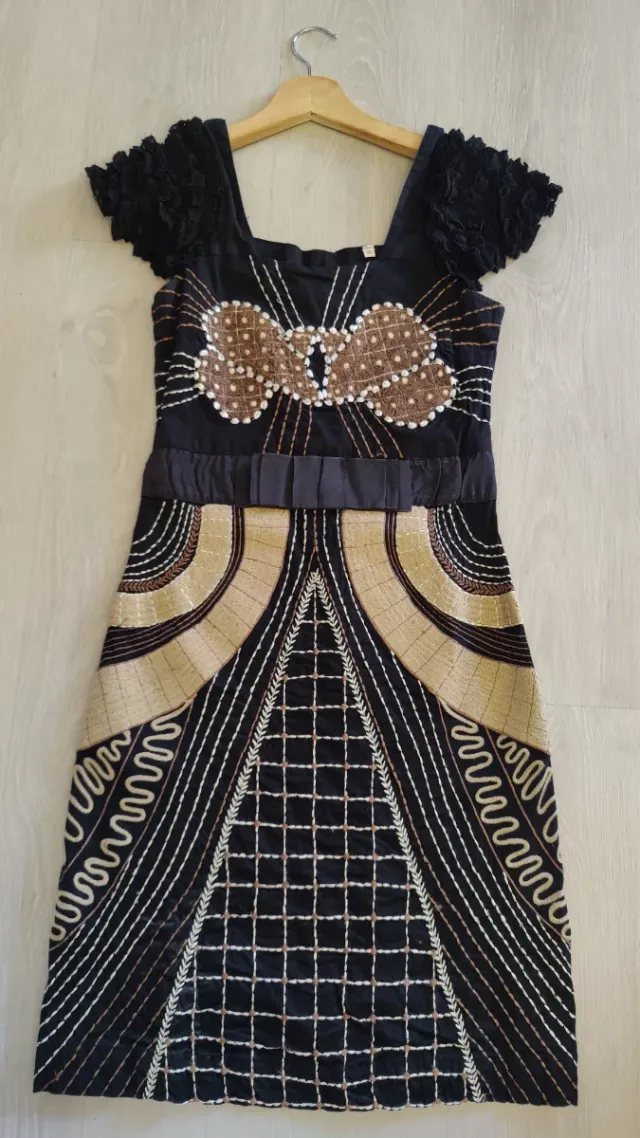 Vestido Almatrichi Beige Talla 34