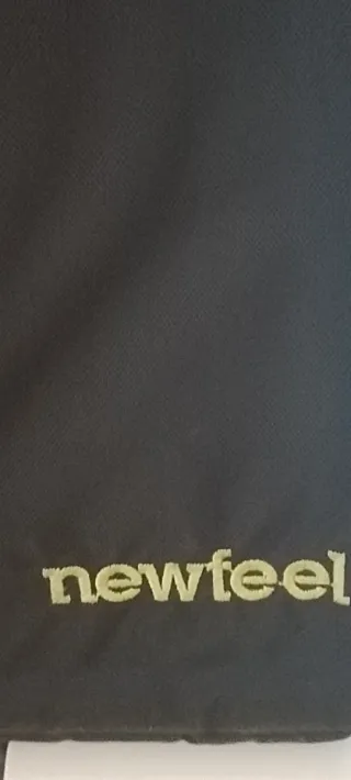 Bolsa portátil Newfeel negra/gris